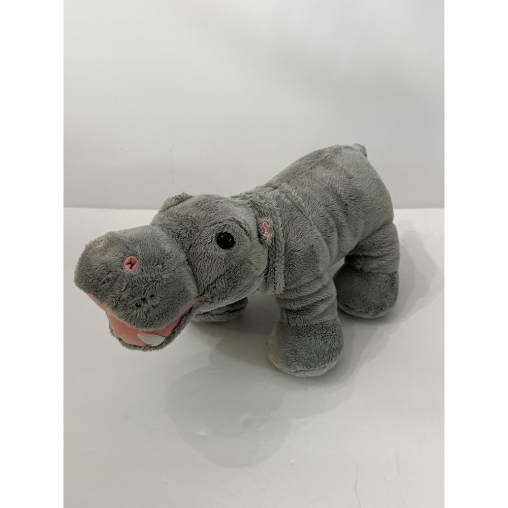 Build-A-Bear Workshop Hippo Grey Plush Stuffed Animal 2021 Edition 026918 14in - Picture 2 of 8